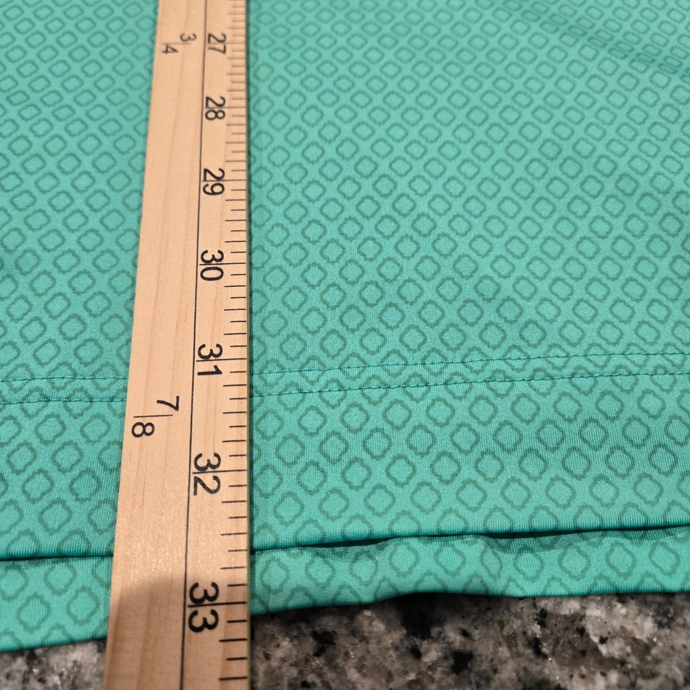 FootJoy Polo Shirt Mens XXL Green Diamond Geometric Performance Golf Top - Picture 9 of 9
